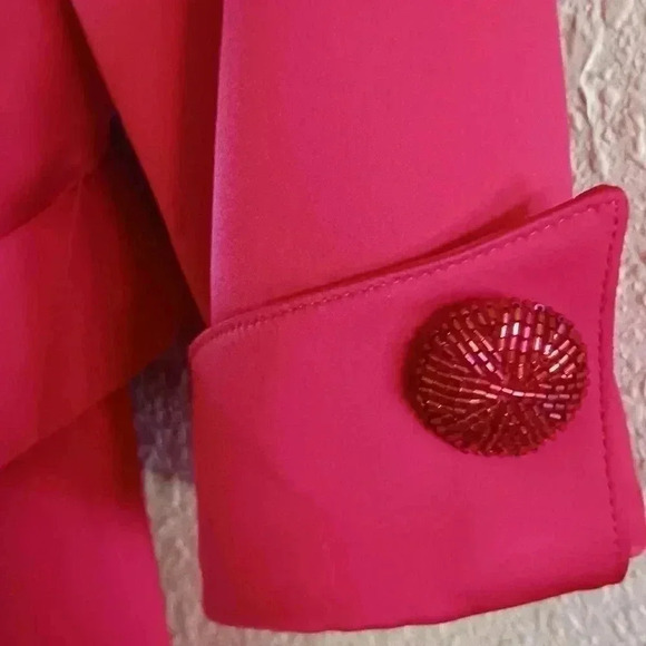 Vintage Caron Chicago Dress, Size 8, Red - Picture 3 of 3